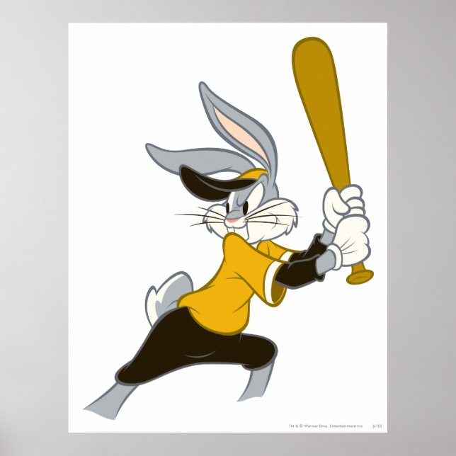 BUGS BUNNY™ Batter's Up Poster (Vorne)