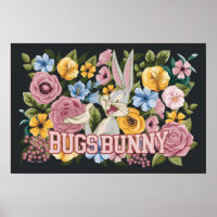 BUGS BUNNY™ Blumenstickerei Grafik