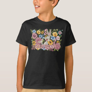 BUGS BUNNY™ Blumenstickerei Grafik T-Shirt
