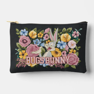 BUGS BUNNY™ Blumenstickerei Grafik Zubehörtasche