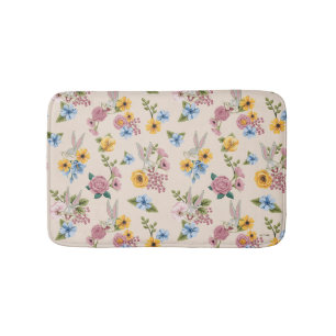 BUGS BUNNY™ Blumenstickerei-Muster Badematte