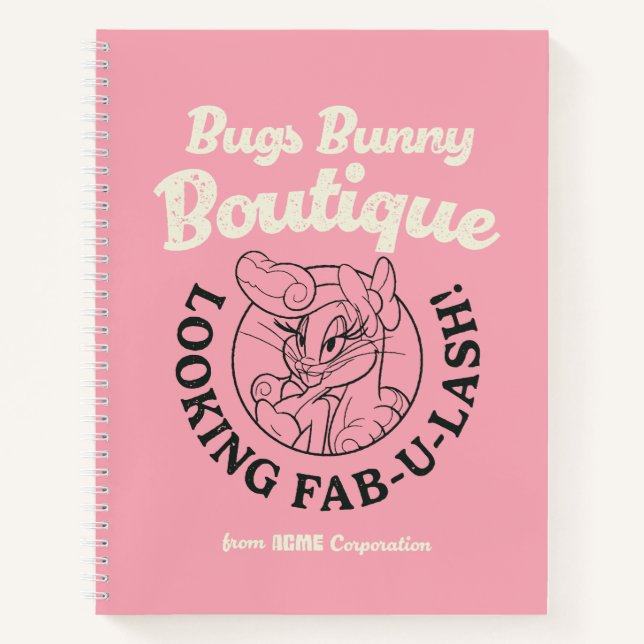 BUGS BUNNY™ Boutique - Fab-U-Lash suchen! Notizbuch (Vorderseite)