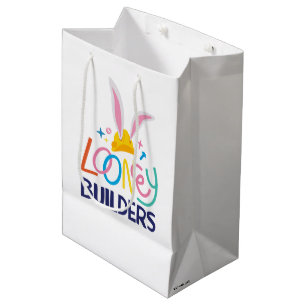 BUGS BUNNY BUILDERS™  Bauhelm gestapelt Logo Mittlere Geschenktüte