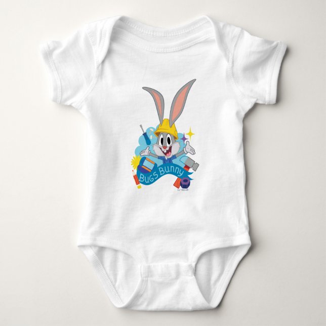 BUGS BUNNY BUILDERS™| BUGS BUNNY™ Character Art Baby Strampler (Vorderseite)