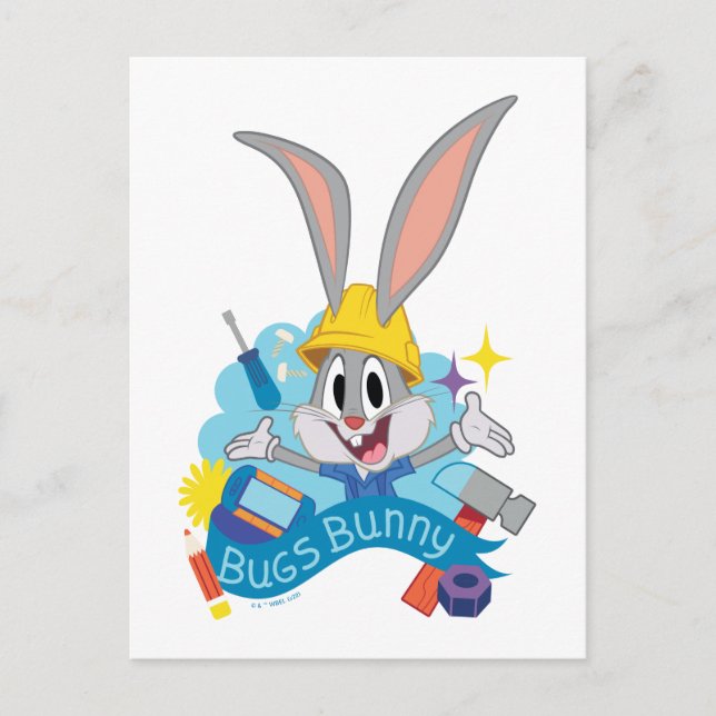 BUGS BUNNY BUILDERS™| BUGS BUNNY™ Character Art Postkarte (Vorderseite)