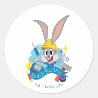 BUGS BUNNY BUILDERS™| BUGS BUNNY™ Character Art Runder Aufkleber