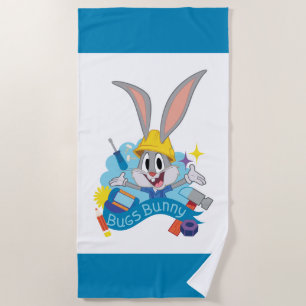 BUGS BUNNY BUILDERS™ BUGS BUNNY™ Character Art Strandtuch