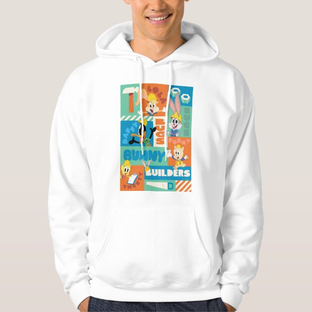BUGS BUNNY BUILDERS™| Character Grid Pattern Hoodie (Vorderseite)