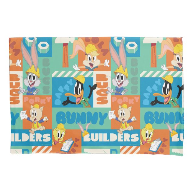 BUGS BUNNY BUILDERS™| Character Grid Pattern Kissenbezug (Vorderseite)