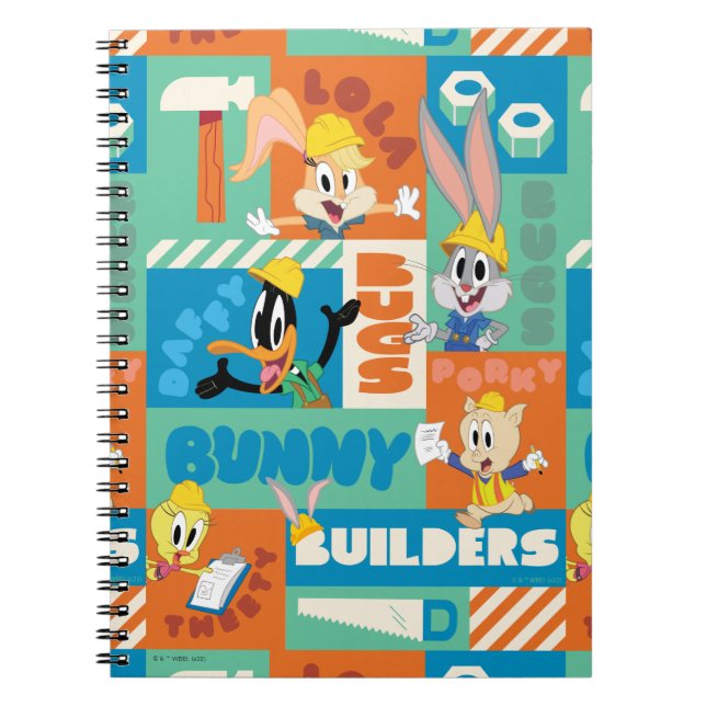 BUGS BUNNY BUILDERS™| Character Grid Pattern Notizblock (Vorderseite)