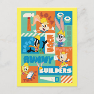 BUGS BUNNY BUILDERS™  Character Grid Pattern Postkarte