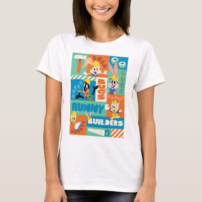 BUGS BUNNY BUILDERS™| Character Grid Pattern T-Shirt (Vorderseite)
