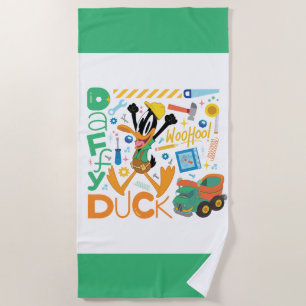BUGS BUNNY BUILDERS™ DAFFY DUCK™-Arbeitstools Strandtuch