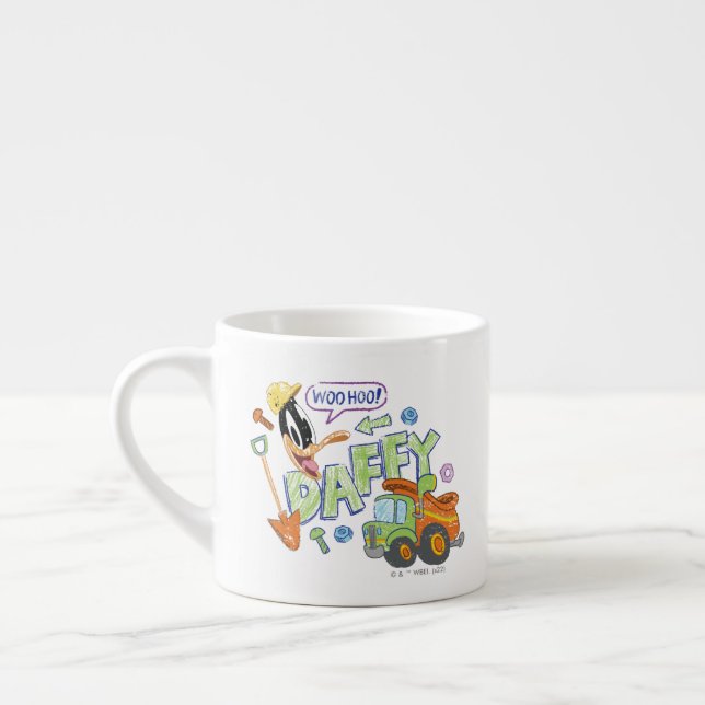 BUGS BUNNY BUILDERS™| DAFFY DUCK™ Sketch Art Espressotasse (Links)