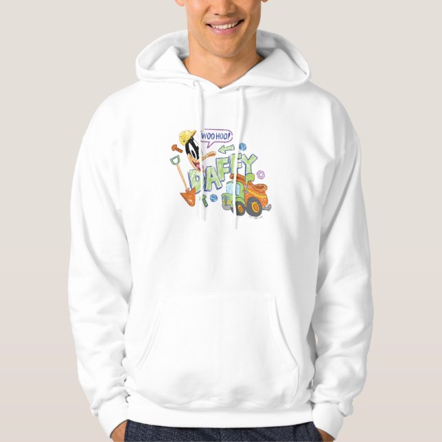 BUGS BUNNY BUILDERS™| DAFFY DUCK™ Sketch Art Hoodie (Vorderseite)