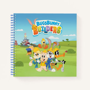 BUGS BUNNY BUILDERS™  Die Looney-Builders-Gruppe Notizbuch