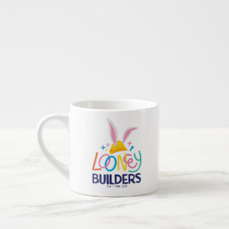 BUGS BUNNY BUILDERS™| Gestapelte Hard-Hat-Logos Espressotasse
