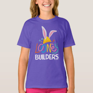 BUGS BUNNY BUILDERS™  Gestapelte Hard-Hat-Logos T-Shirt