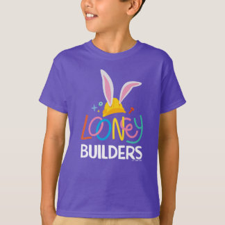 BUGS BUNNY BUILDERS™| Gestapelte Hard-Hat-Logos T-Shirt