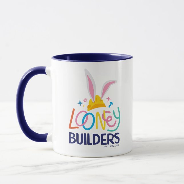 BUGS BUNNY BUILDERS™| Gestapelte Hard-Hat-Logos Tasse (Links)