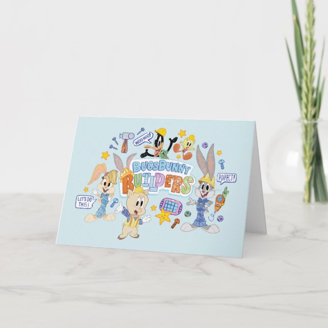 BUGS BUNNY BUILDERS™| Group Sketch Art Karte (Vorderseite)