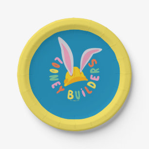 BUGS BUNNY BUILDERS™  Hard Hat Circle Logo Pappteller