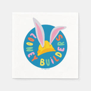 BUGS BUNNY BUILDERS™ Hard Hat Circle Logo Serviette