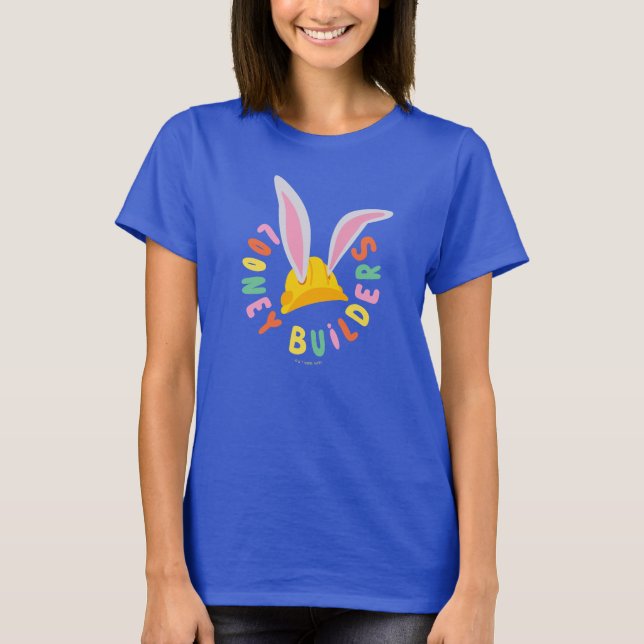 BUGS BUNNY BUILDERS™| Hard Hat Circle Logo T-Shirt (Vorderseite)
