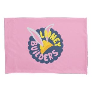 BUGS BUNNY BUILDERS™ Hard Hat Scalloping Logo Kissenbezug