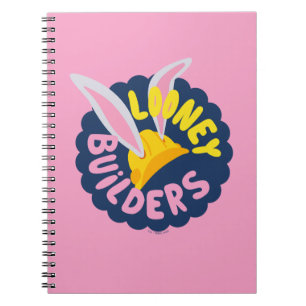 BUGS BUNNY BUILDERS™  Hard Hat Scalloping Logo Notizblock