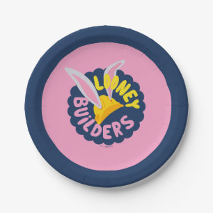 BUGS BUNNY BUILDERS™  Hard Hat Scalloping Logo Pappteller