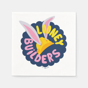 BUGS BUNNY BUILDERS™ Hard Hat Scalloping Logo Serviette