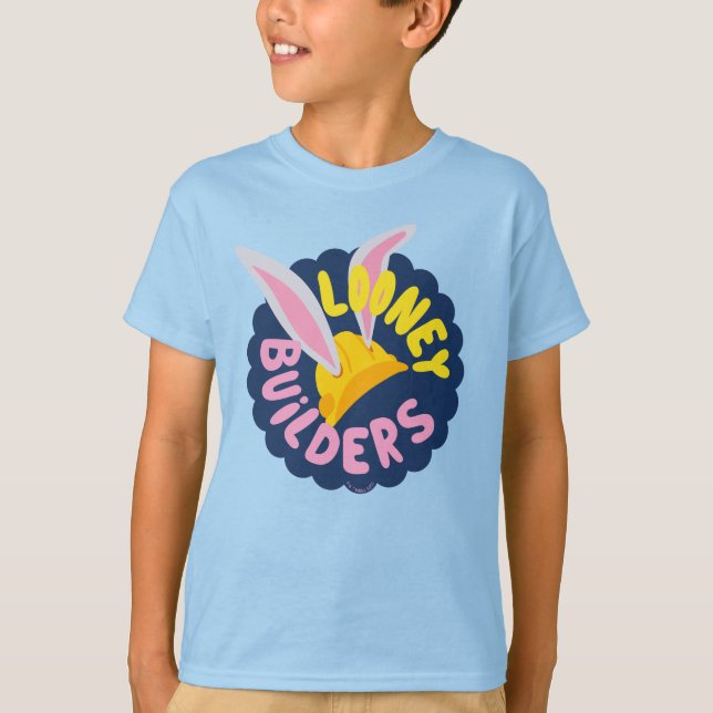 BUGS BUNNY BUILDERS™| Hard Hat Scalloping Logo T-Shirt (Vorderseite)