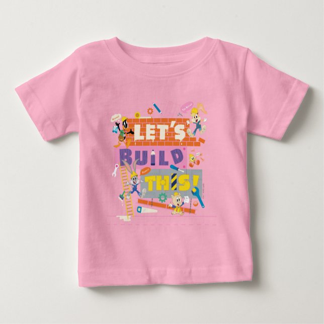BUGS BUNNY BUILDERS™| "Let's build this"-Arbeitsst Baby T-shirt (Vorderseite)