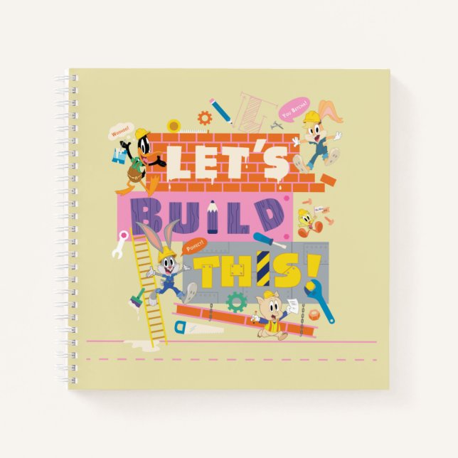 BUGS BUNNY BUILDERS™| "Let's build this"-Arbeitsst Notizbuch (Vorderseite)