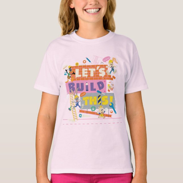 BUGS BUNNY BUILDERS™| "Let's build this"-Arbeitsst T-Shirt (Vorderseite)