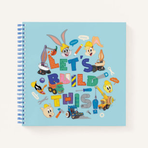 BUGS BUNNY BUILDERS™  "Let's build this" Collage Notizbuch