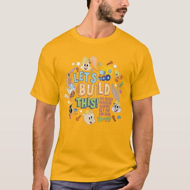 BUGS BUNNY BUILDERS™| "Let's build this" Sketch T-Shirt (Vorderseite)