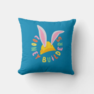 BUGS BUNNY BUILDERS™  Logo des Bauhelms Kissen