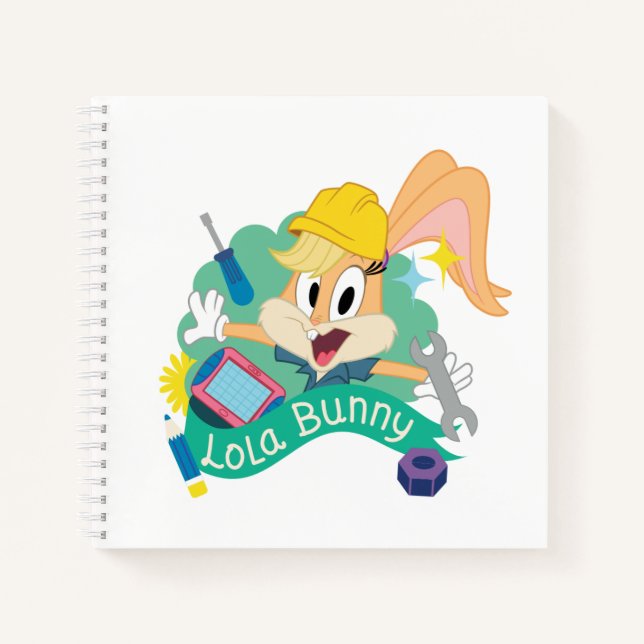BUGS BUNNY BUILDERS™| Lola Bunny Character Graphic Notizbuch (Vorderseite)