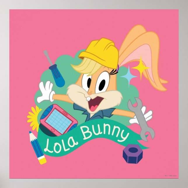 BUGS BUNNY BUILDERS™| Lola Bunny Character Graphic Poster (Vorne)