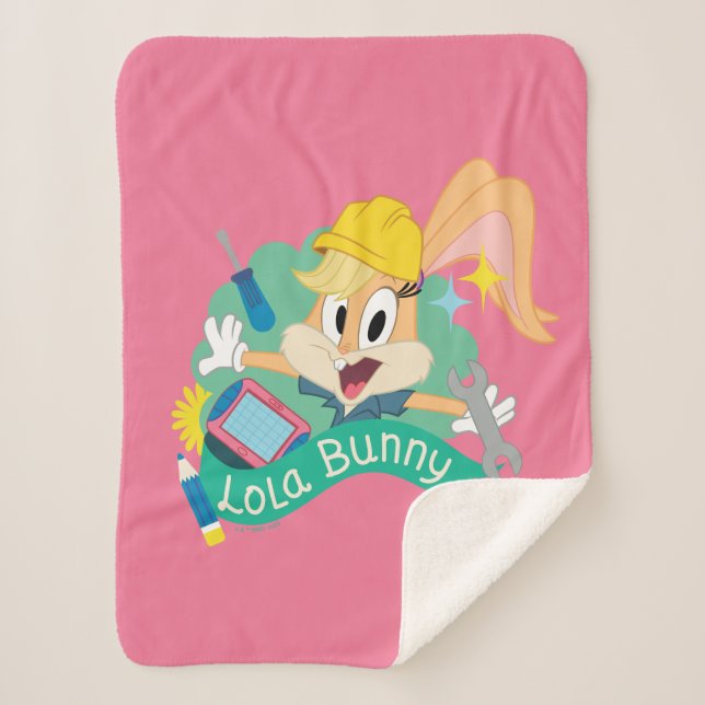 BUGS BUNNY BUILDERS™| Lola Bunny Character Graphic Sherpadecke (Vorderseite)