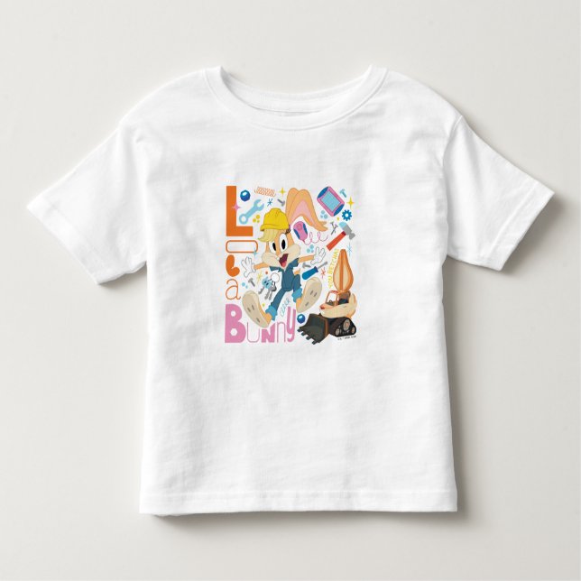 BUGS BUNNY BUILDERS™| Lola Bunny Work Tools Kleinkind T-shirt (Vorderseite)
