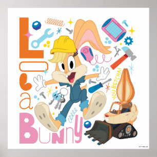 BUGS BUNNY BUILDERS™  Lola Bunny Work Tools Poster