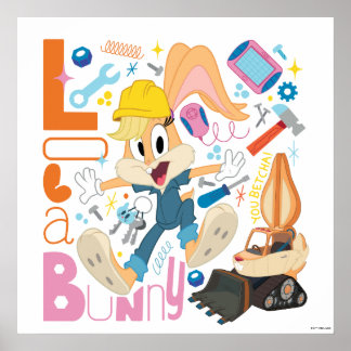 BUGS BUNNY BUILDERS™| Lola Bunny Work Tools Poster