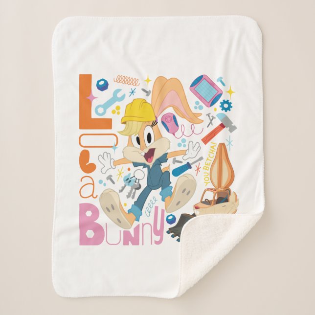 BUGS BUNNY BUILDERS™| Lola Bunny Work Tools Sherpadecke (Vorderseite)