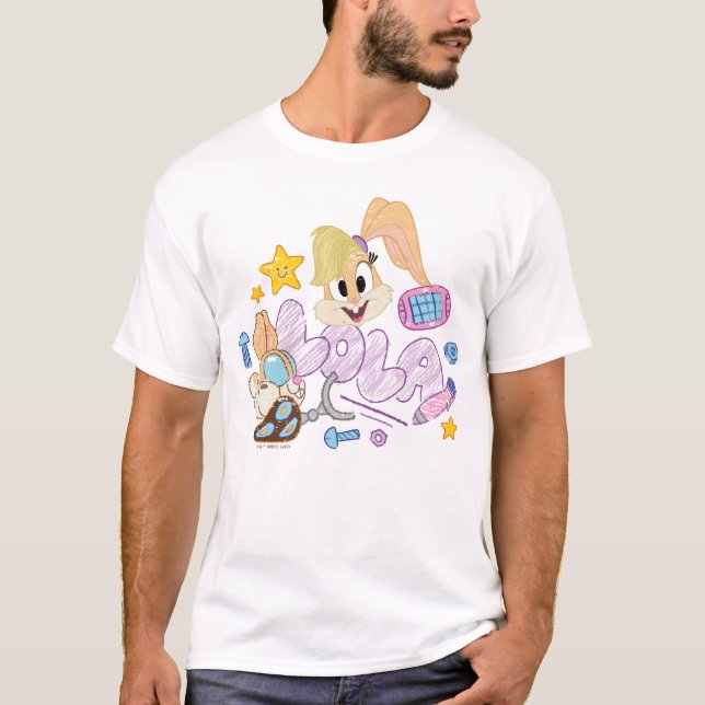 BUGS BUNNY BUILDERS™| Lola Sketch Art T-Shirt (Vorderseite)