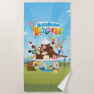 BUGS BUNNY BUILDERS™ Looney Builders Ice Creme Strandtuch