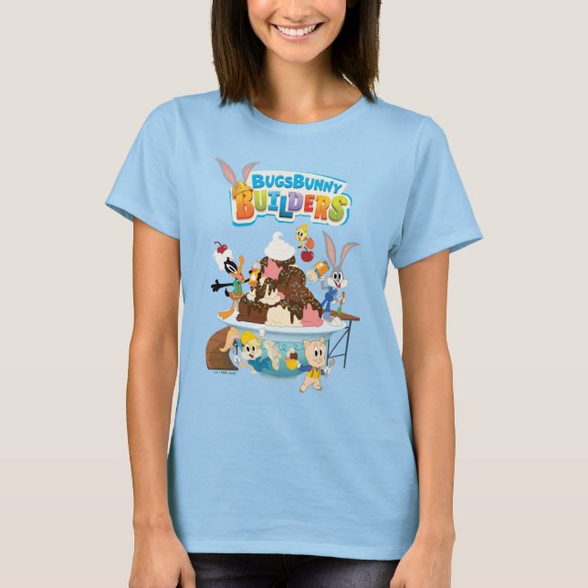 BUGS BUNNY BUILDERS™| Looney Builders Ice Creme T-Shirt (Vorderseite)