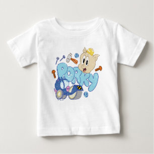 BUGS BUNNY BUILDERS™  Porky Sketch Art Baby T-shirt
